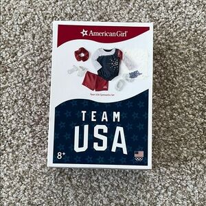 American Girl Team USA Gymnastics Outfit - Red, White, Blue (NWT-unopened)